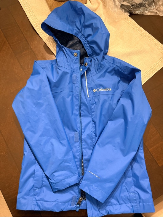 Columbia Other - Columbia Kids Blue Hooded Water Tight Rain Jacket